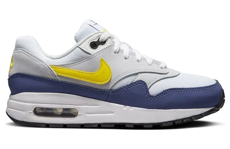 Nike Air Max 1 White Blue Recall Pure Platinum Tour Yellow (DZ3307-107)