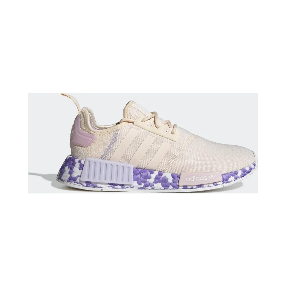 adidas NMD_R1 Schuh Wonder White / Wonder White / Purple Tint (GW5694)