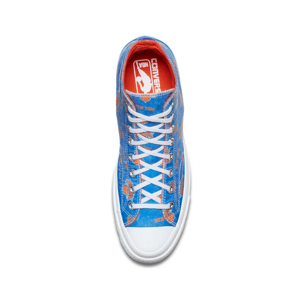 Converse Chuck Taylor All-Star 70s Hi New York Knicks (Franchise) Rush Blue/Brilliant Orange (161164C)