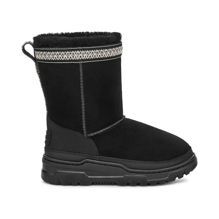 UGG Classic Short TrailGazer Boot Black (1157694K-BLK)