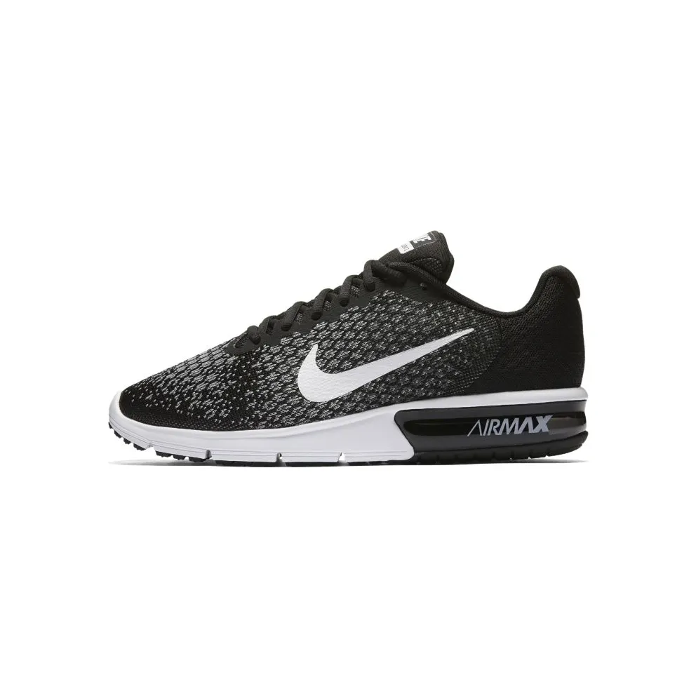 Nike Air Max Sequent 2 “Black / Dark Grey / Wolf Grey / White” (852461-005)