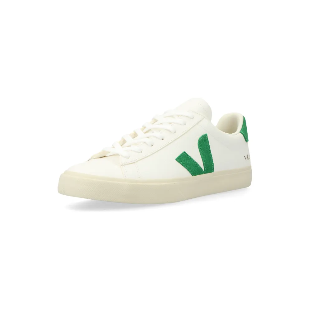 VEJA Campo Chromefree Leather (extra-white / emeraude) – CP0503690