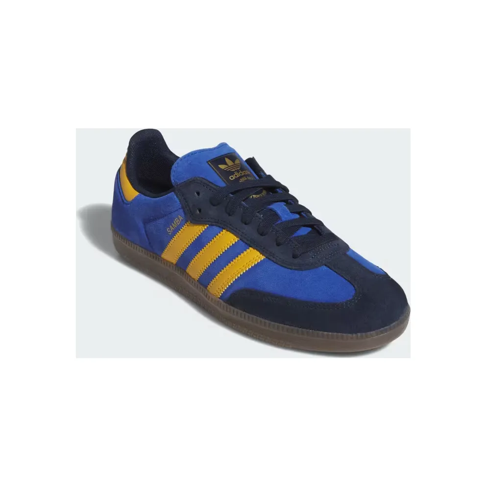 adidas Samba ADV Collegiate Navy Preloved Yellow (HQ9283)