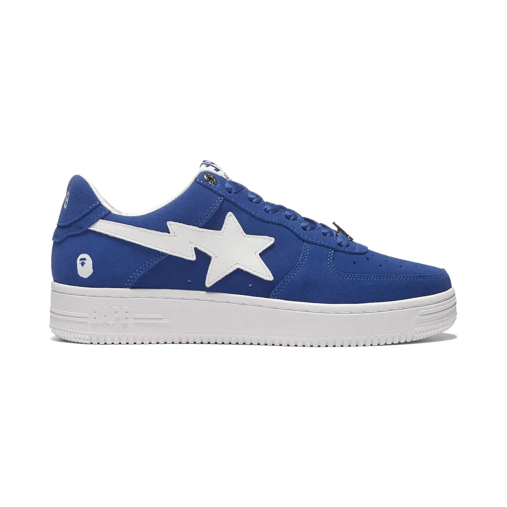 A Bathing Ape Bape Sta Low Blue Suede (001FWH201047_BLU)