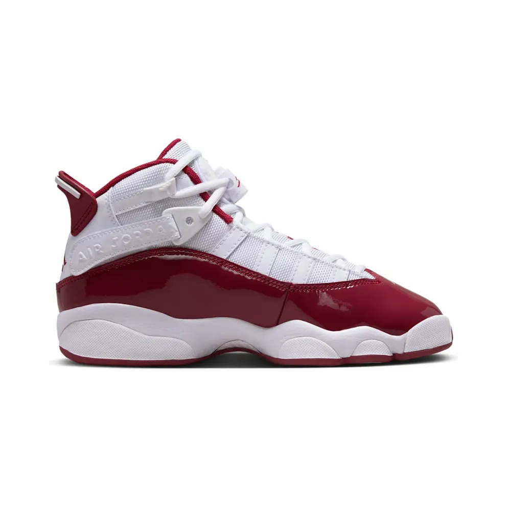 Jordan 6 Rings GS “White Team Red” (323419-165)