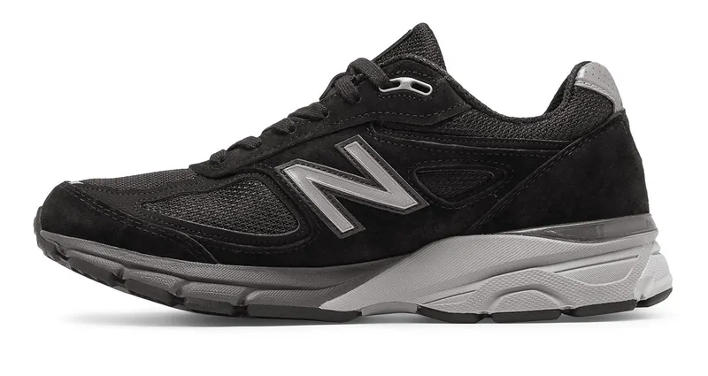 New Balance 990v4 Kith Black Black/Silver (M990BK4)