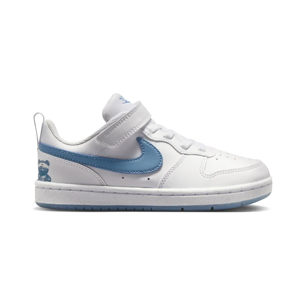 Nike Court Borough Low “White / Work Blue” (IR3999-100)