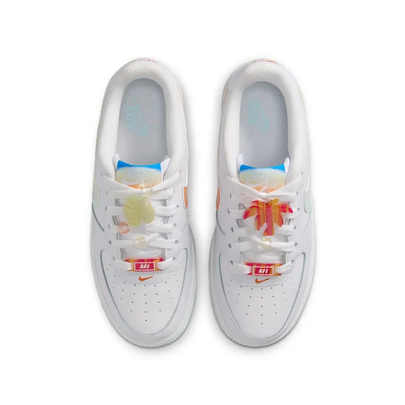 Nike Air Force 1 Low LV8 GS “White Glacier Blue Multi-Color” (IB8890-191)