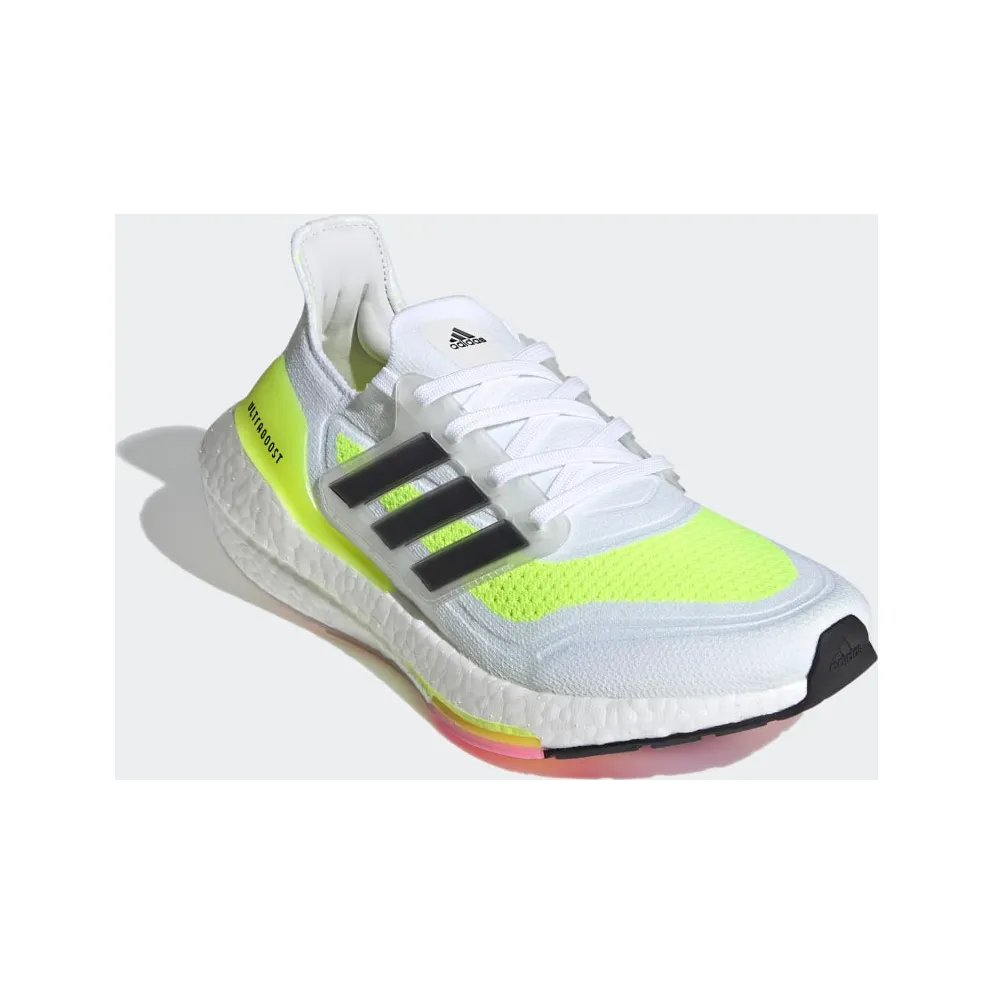 Adidas UltraBoost 21 ‘White Solar Yellow’ Cloud White/Core Black/Solar Yellow (FY0401)