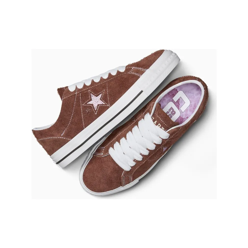 Converse CONS x Quartersnacks One Star Pro Dark Clove/White/Cherry – “Brown / White” (A09554C)
