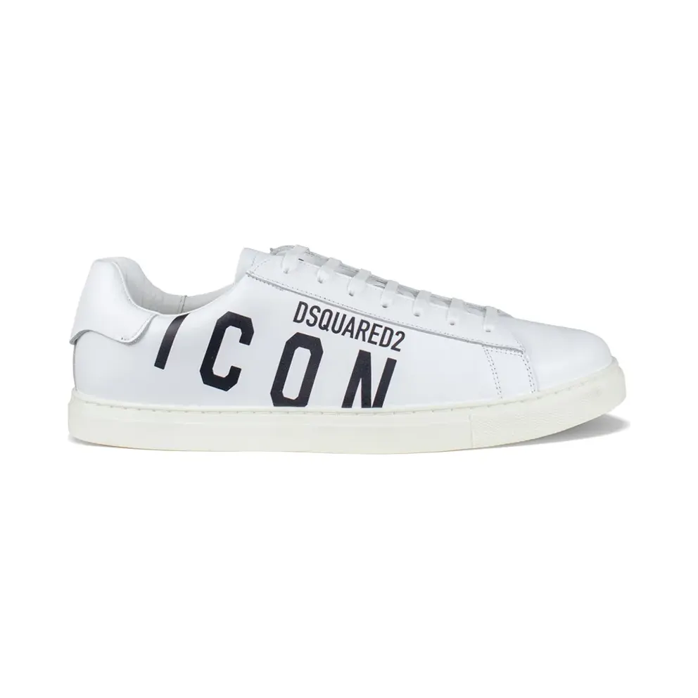 Dsquared2 Black and White Icon New Tennis Sneakers (SNM0005 – 01503204)