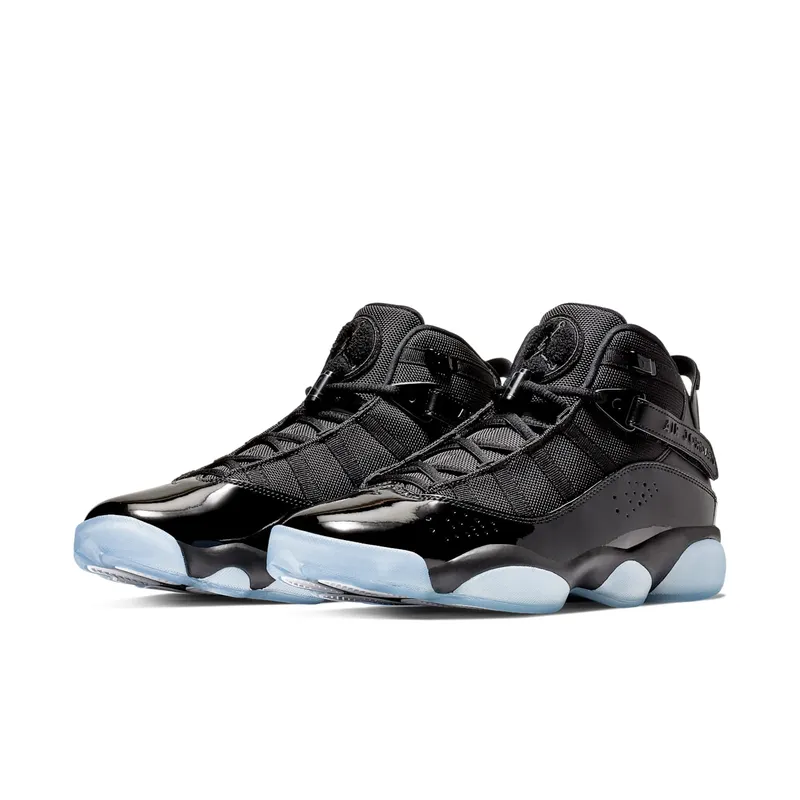 Jordan 6 Rings Black Ice Black/White-Black (322992-011)