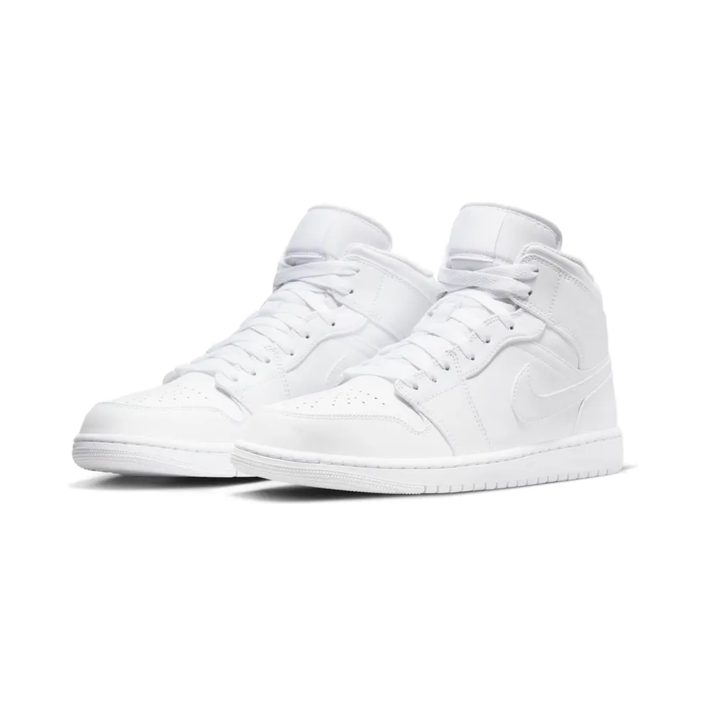 Air Jordan 1 Mid White (554724-136)