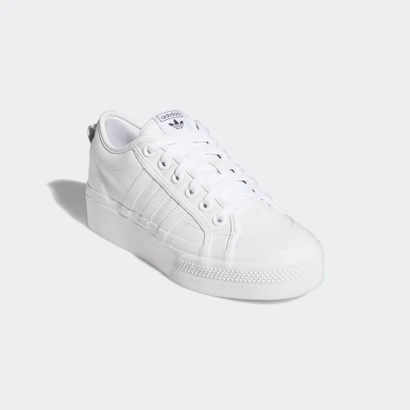 Adidas Nizza Platform ‘Cloud White’ Cloud White/Cloud White/Core Black (FW0265)