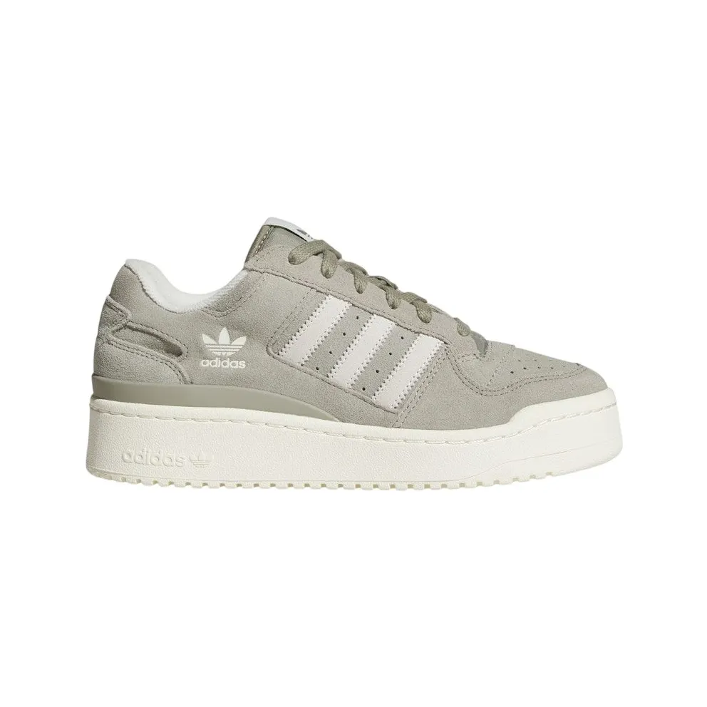 adidas Forum Bold Stripes Silver Pebble Off White (JR0500)