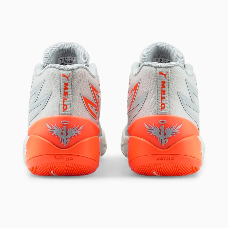 Puma MB.02 Basketball Shoes Grey/Orange (378288-02)