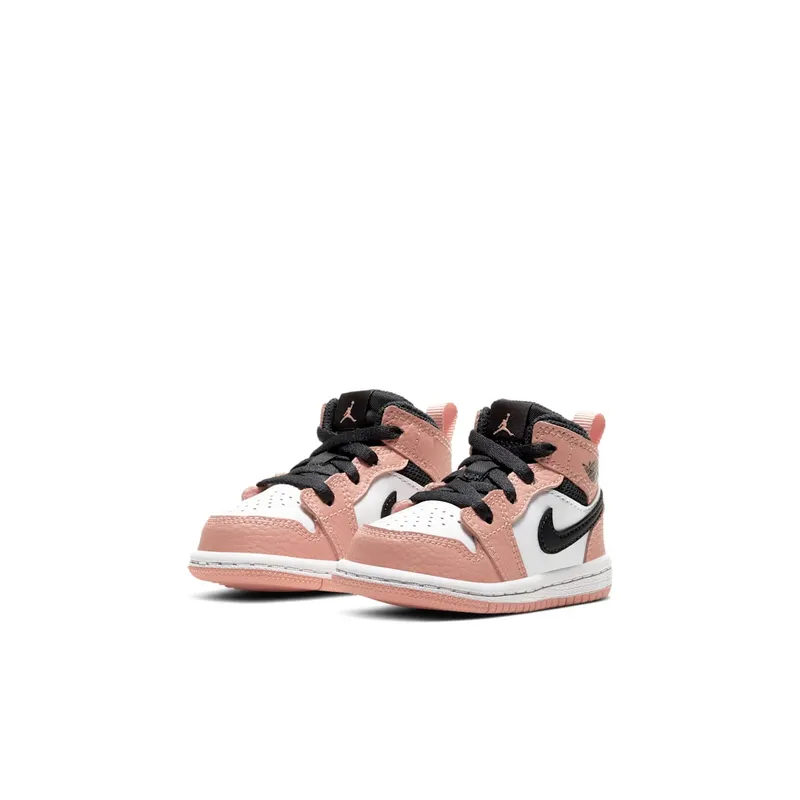 Jordan 1 Mid Pink Quartz (TD) Pink Quartz/White-Dark Smoke Grey (644507-603)