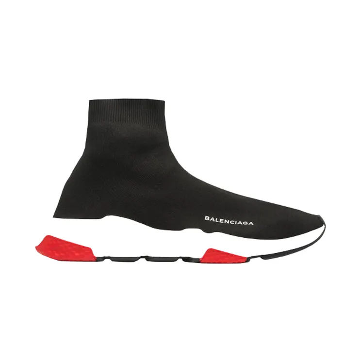 Balenciaga Speed Trainer Mid Black Red (506335W05G01000)