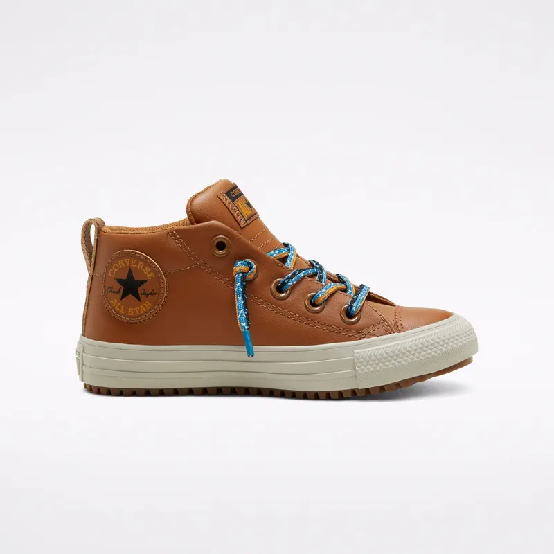 Converse Big Double Lace Suede Chuck Taylor All Star Street Boot Mid (668490C)