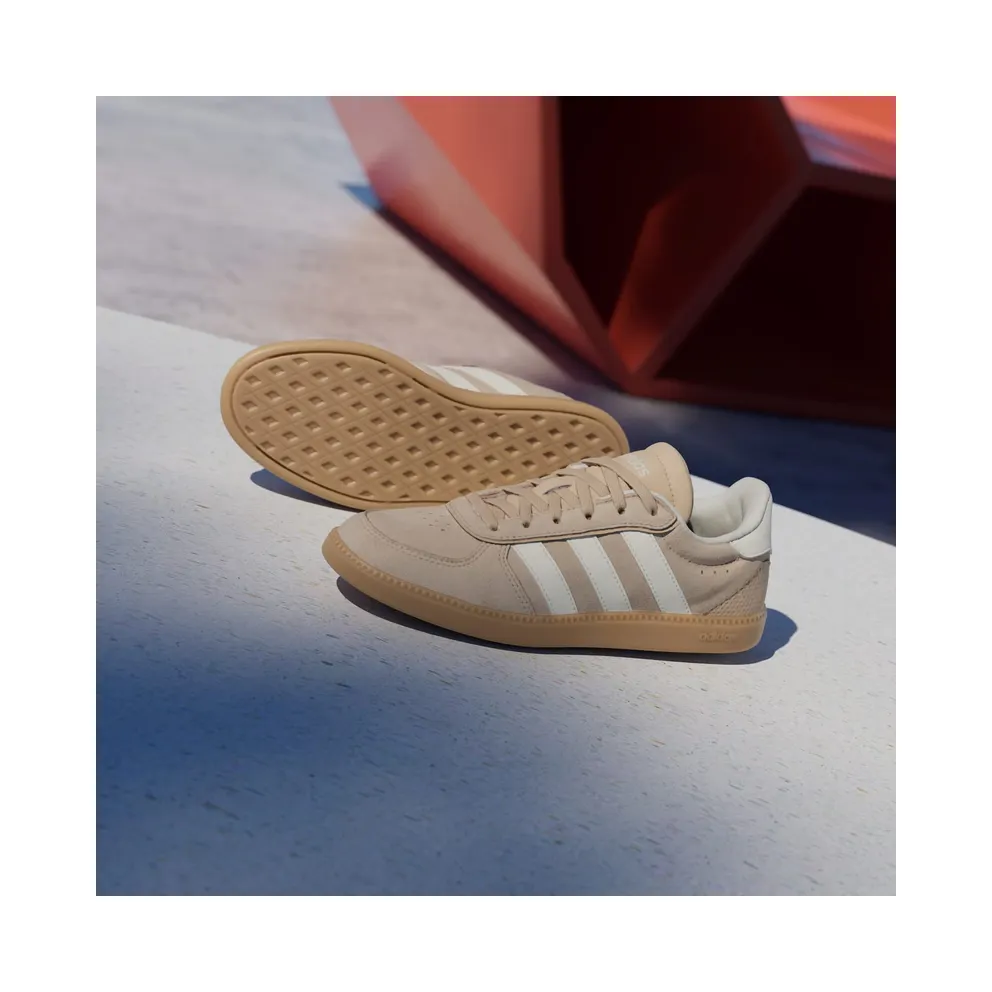 Adidas BREAKNET SLEEK Shoes JUNIOR Magic Beige / Off White / Gum (KI6500)