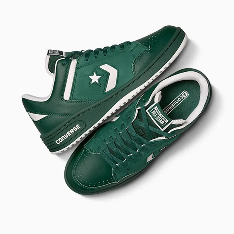 Converse Weapon Leather Green Envy/Egret/Egret (A11104C)