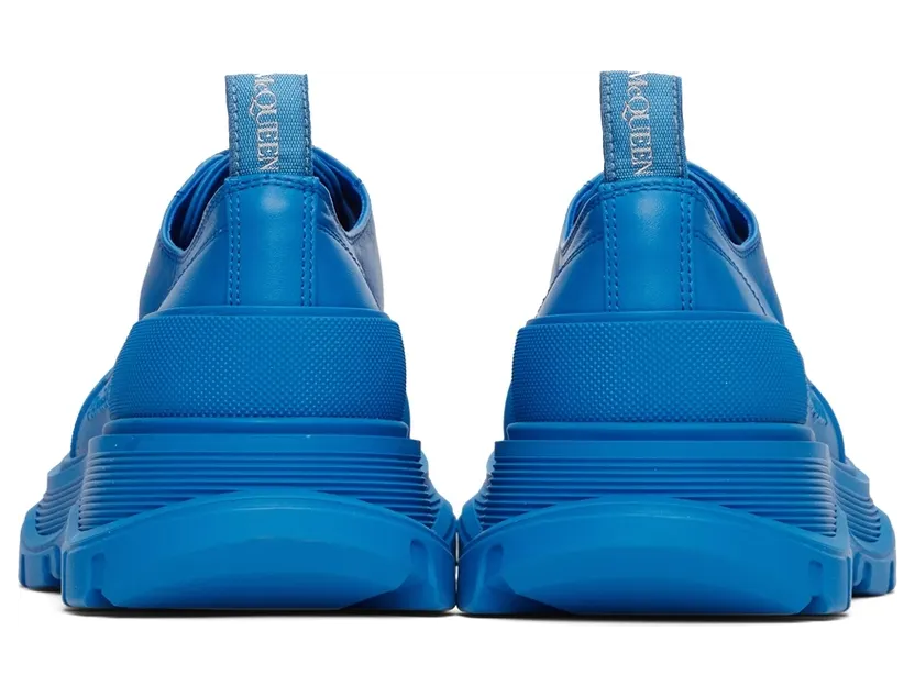 Alexander McQueen Grey Driver Tread Slick Low Sneakers (627225WIB81) (4)