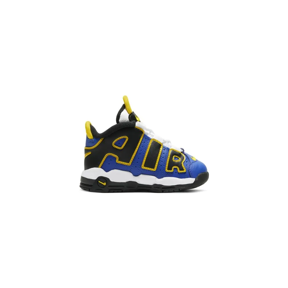 Nike Air More Uptempo Peace, Love & Basketball (TD) Game Royal/Speed Yellow-Black (DC7302-400)