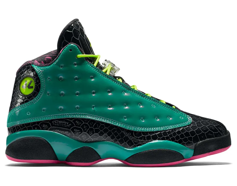 Air Jordan 13 Retro ‘Doernbecher’ Emerald Green/Volt Ice/Black/Dynamic Pink (836405-305)