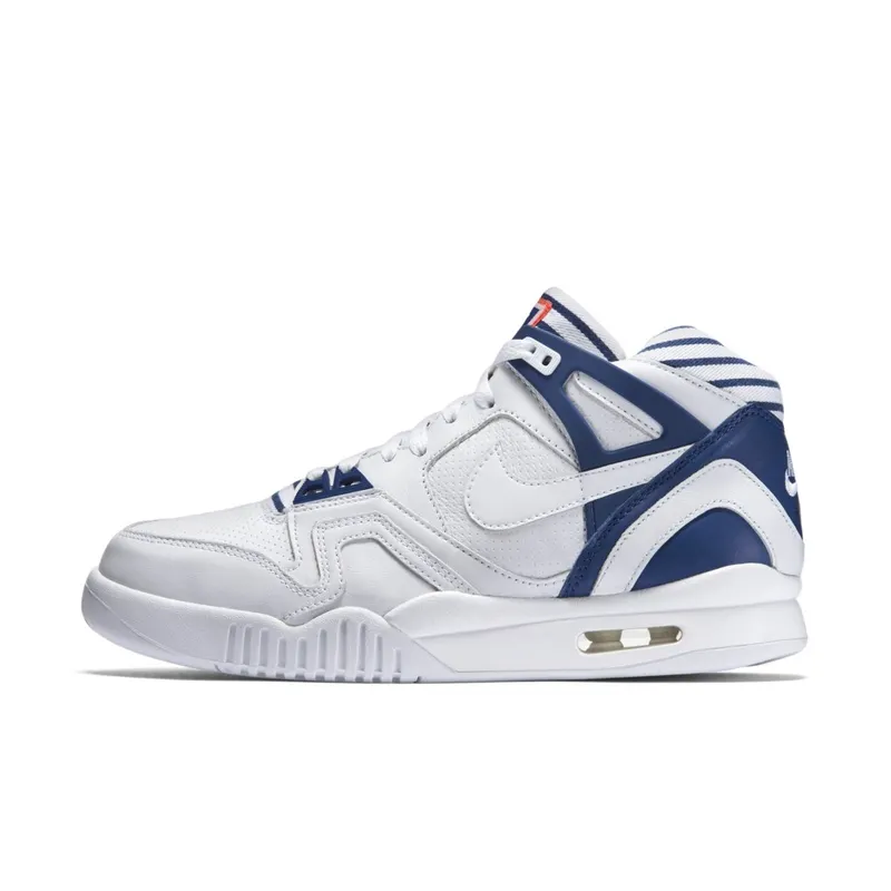 Nike Air Tech Challenge II Pinstripe White/White-Gym Blue-Bright Crimson (725157-100)