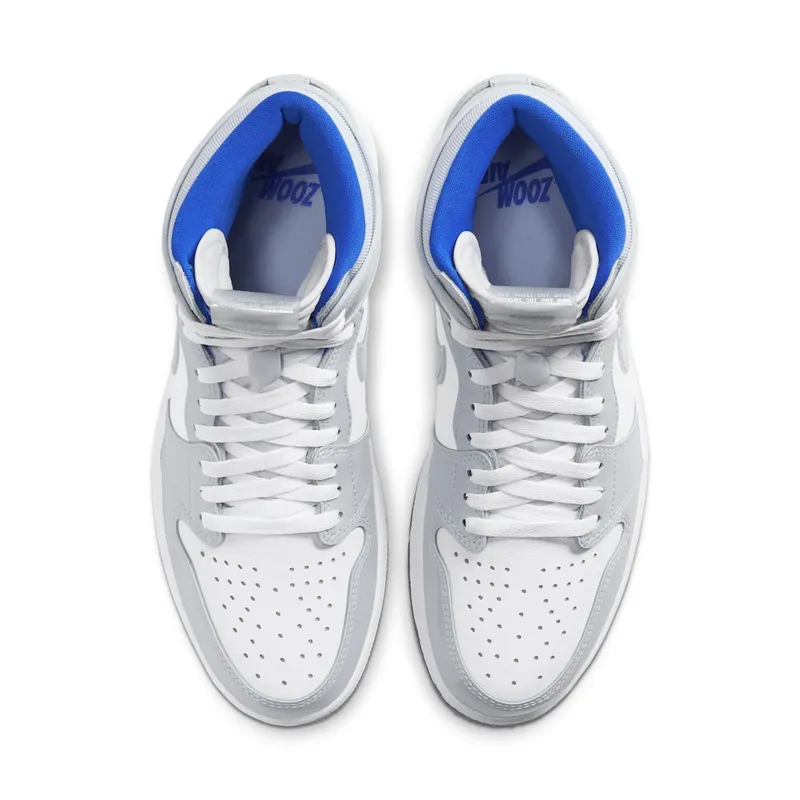 Air Jordan 1 Retro High Zoom White Racer Blue (2020) (CK6637-104)