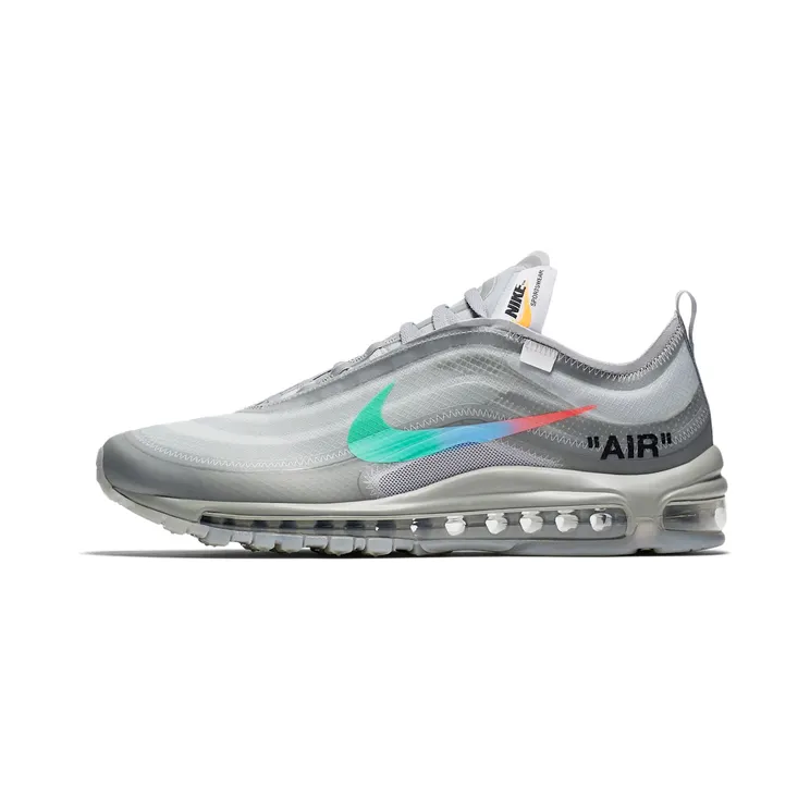 Nike x Off White Air Max 97 ‘Menta’ (2018) “Off-White / Wolf Grey / White / Menta” (AJ4585-101)