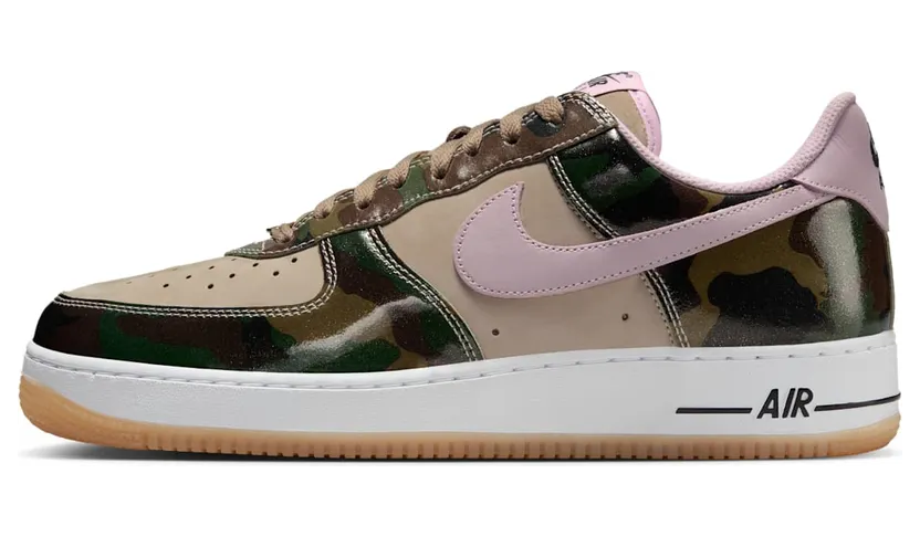 Nike Air Force 1 Low ’07 LV8 “Patent Camo Pink” (HQ1967-200)