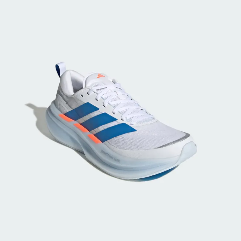 Adidas SUPERNOVA GLIDE Running Shoes Cloud White / Ray Blue / Lucid Orange (KJ1869)