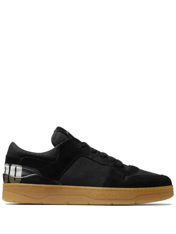 Jimmy Choo Florent low-top sneakers – Black (FLORENTMNVTXBLACKHONEY)