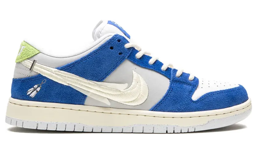 Nike x Fly Streetwear SB Dunk Low Gardenia sneakers – Wit (DQ5130)