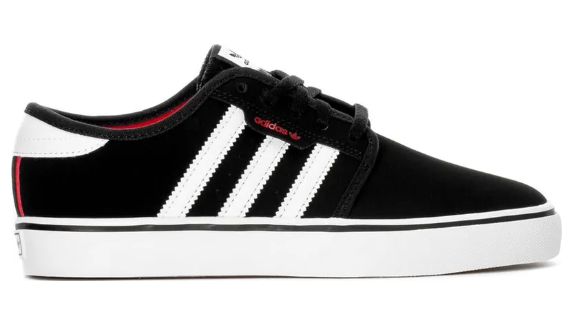 adidas Seeley Black White Scarlet (Youth)