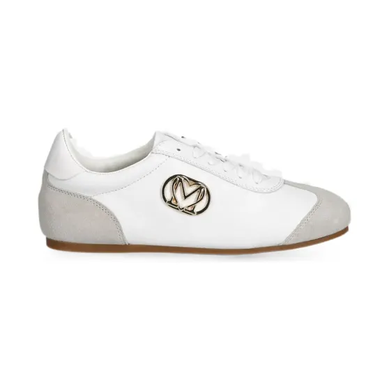 Love Moschino Suède met logo-plakkaat “White” (JA10121G1OIK1)