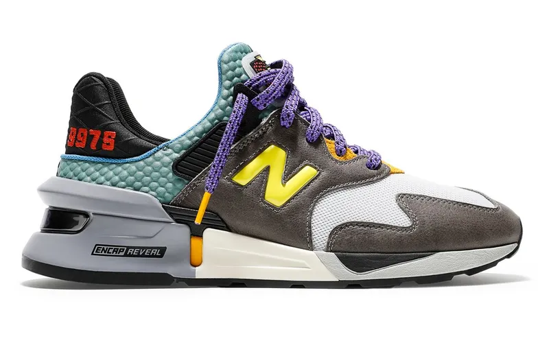 New Balance 997S Bodega No Bad Days Charcoal/Yellow (MS997JBG)