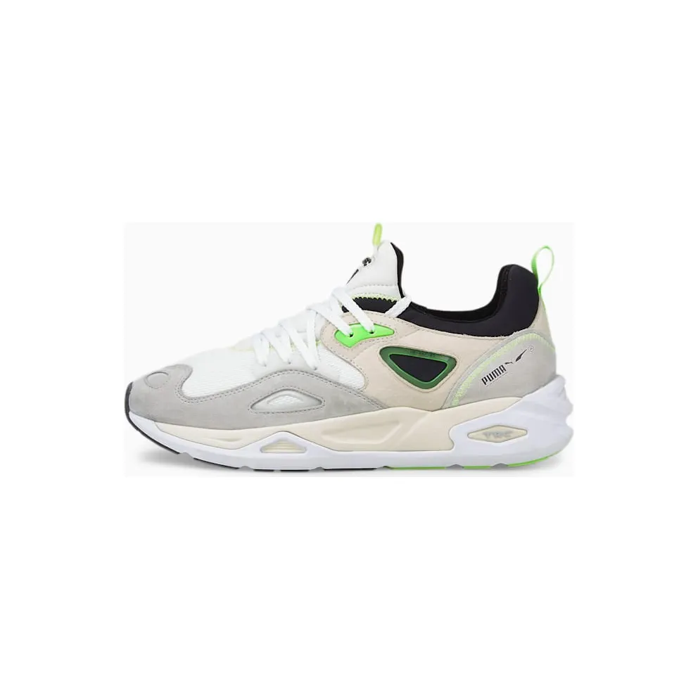 Women’s PUMA Trc Blaze The Triangl White/Nimbus Cloud/Green Glare (383104-02)