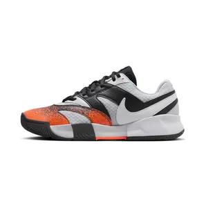 Nike Court Lite 4 Premium “Pure Platinum Black Hyper Crimson White” (FQ8718-002)