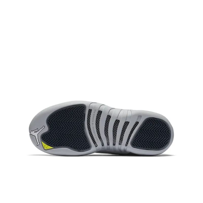 Jordan 12 Retro Low Wolf Grey (GS) Wolf Grey/Armory Navy-Electrolime (308305-002)