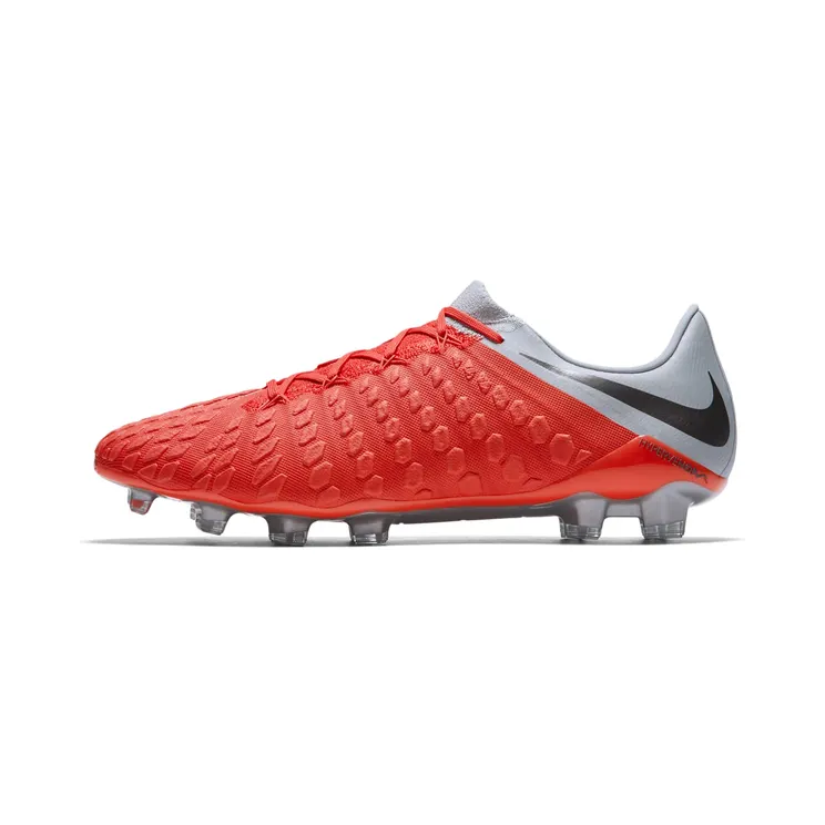 Nike Hypervenom Phantom 3 Elite Flyknit FG “Light Crimson / Wolf Grey / Metallic Silver / Metallic Dark Grey” (AJ3805-600)