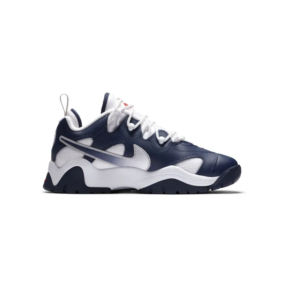 Nike Air Barrage Low USA (2020) Midnight Navy/White-University Red-Metallic Silver (CN0060-400)