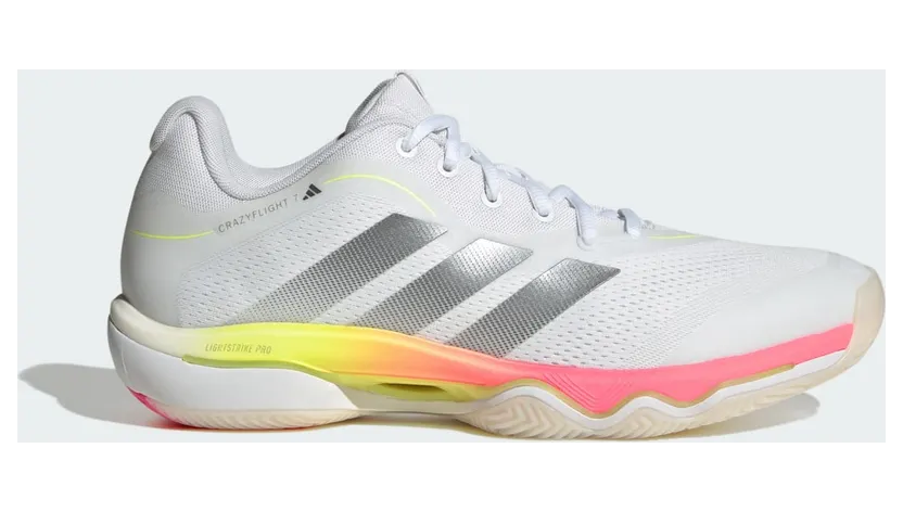 Adidas CRAZYFLIGHT 7 Cloud White / Iron Metallic / Solar Turbo (IH7270)