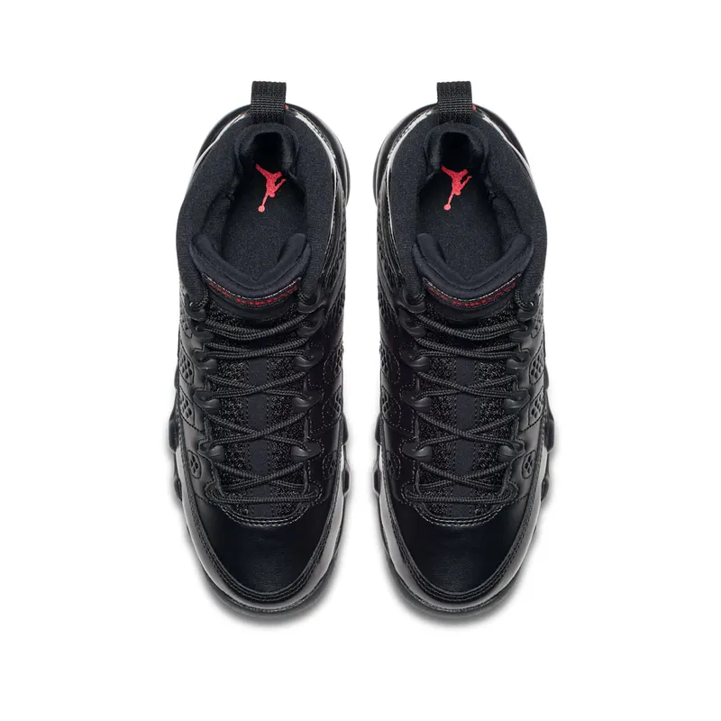 Jordan 9 Retro Bred Patent (GS) Black/University Red-Anthracite (302359-014)