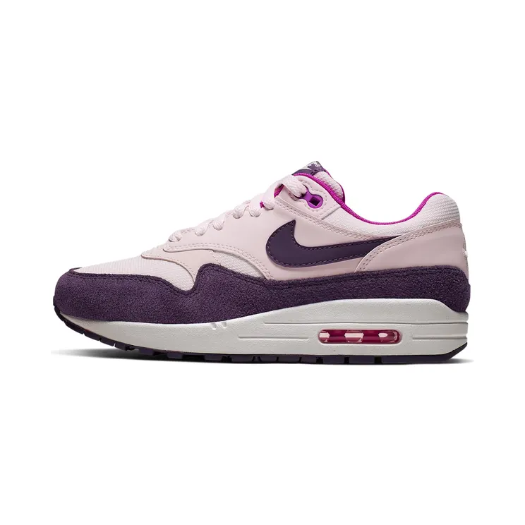 Nike Air Max 1 WMNS “Light Soft Pink / Hyper Violet / Summit White / Grand Purple” (319986-610)