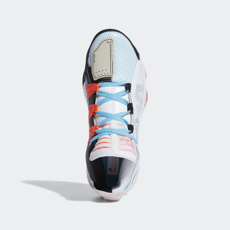 adidas Dame 6 Pusha T I Am My Own Fan White/Blue/Orange (FW5749)