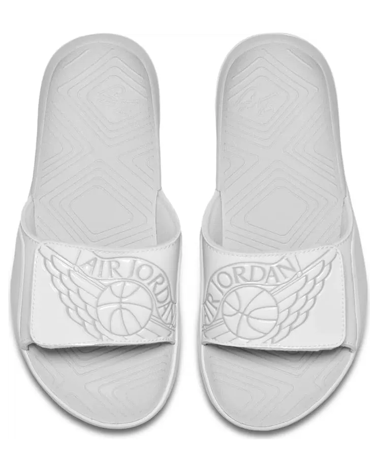Jordan Hydro 7 Slides White Platinum (GS)