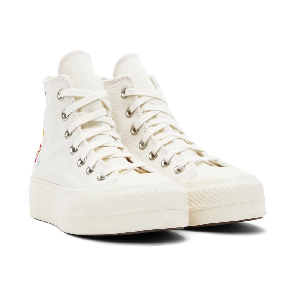 Converse Chuck Taylor All Star Lift Platform Floral Embroidery (A02198C)
