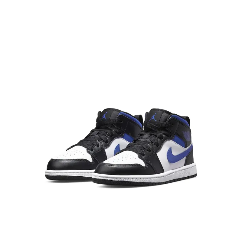 Air Jordan 1 Mid Racer Blue (PS) – “Black / Racer Blue-white” (640734-140)